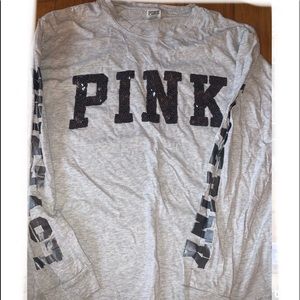 VS pink long sleeve tee